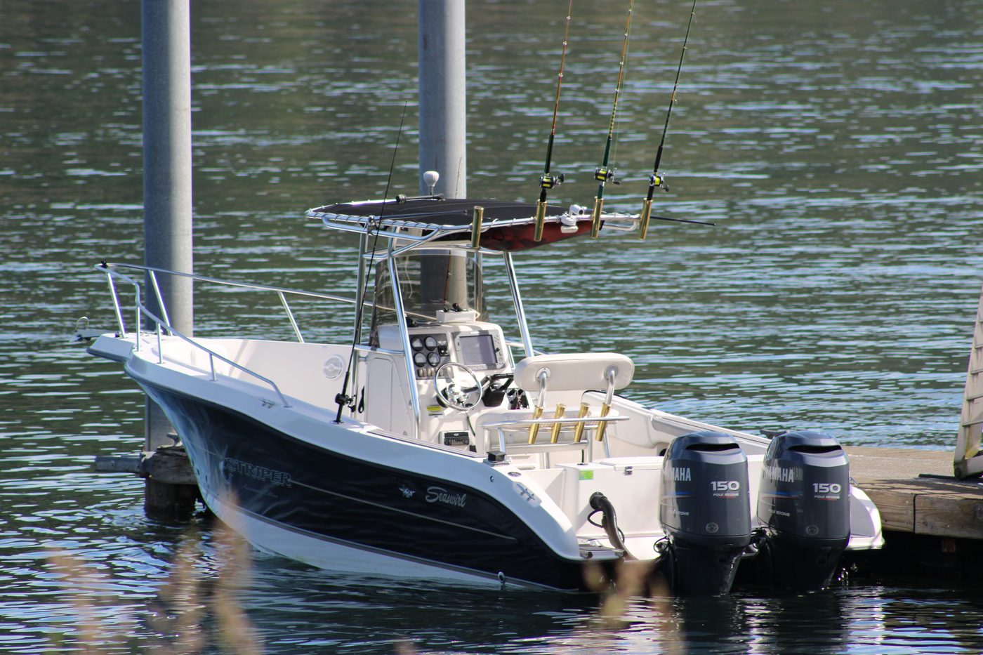 Detailed boat at the dock, Olga Detailing Services